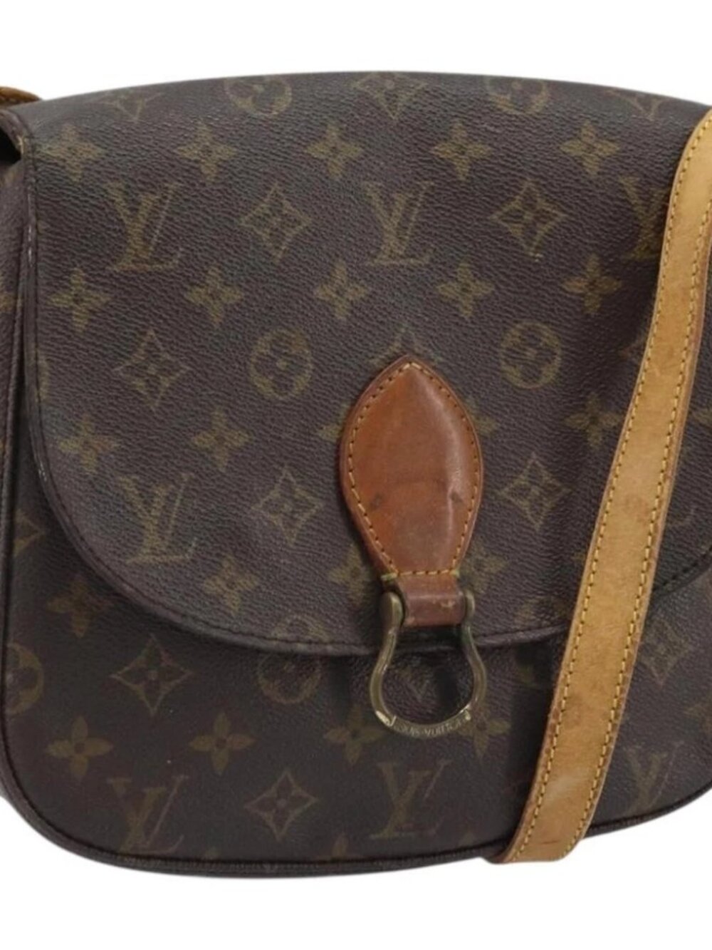 LOUIS VUITTON Monogram Saint Cloud GM Shoulder Bag M51242 LV